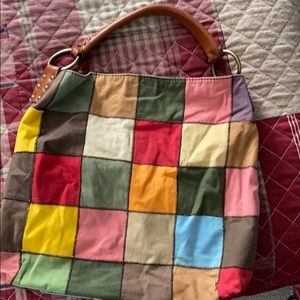 Lucky Brand patchwork purse.